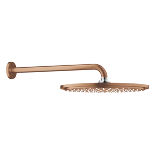 Set douche de t&ecirc;te 380 mm warm sunset bross&eacute; Rainshower Cosmopolitan 310