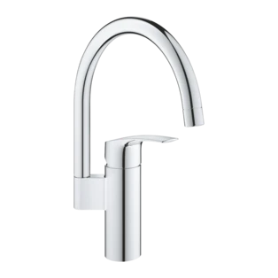 Miscelatore monocomando Eurosmart per lavello con canna alta a C 