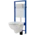 WC-Komplettset mit Wand-Element und Drückerplatte