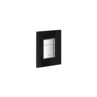 WC-bediening Skate Cosmopolitan met glazen oppervlak, velvet black