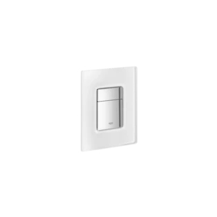 WC actuator Skate Cosmopolitan with glass surface, Frosted White