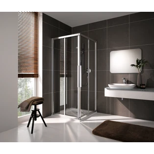 Corner-shower sliding door Koralle myDay ESF2 100/100, safety glass