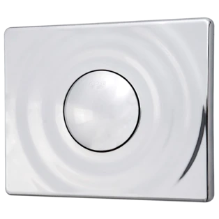 Flush plate Surf chrome