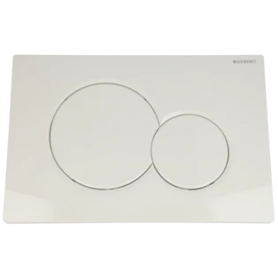 Plaque de commande pour 2 types de rin&ccedil;age Sigma01 blanc