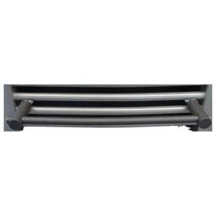 Porte-serviette pour radiateur SDB OEG graphite, L 480 x P 80 mm, coud&eacute;