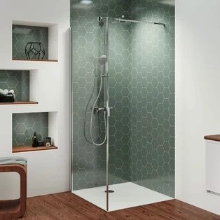 Shower panel for hinged door and hinged-folding door 750 mm