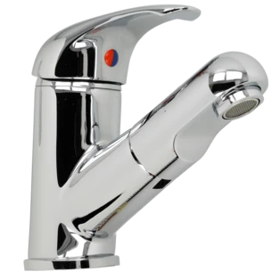 Miscelatore lavabo monocomando Mix con doccetta estraibile