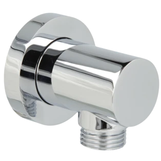 Wall connection elbow Style chrome-plated brass