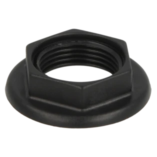 Controdado in plastica 1/2" nero