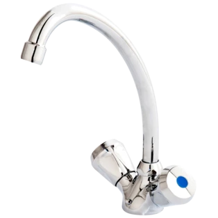 M&eacute;langeur d'&eacute;vier avec 2 poign&eacute;es bec 200 mm