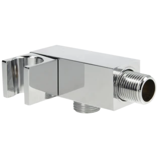 Wall connection elbow 1/2" | 1/2" ET with shower holder
