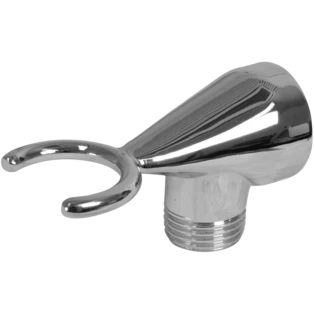 Support en fourche 3/4" x 1/2" laiton chrom&eacute;