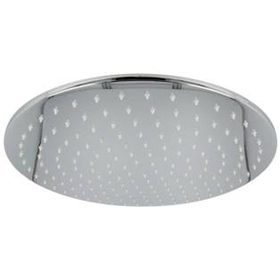 Testa doccia Liwa con giunto a sfer &Oslash; 400 mm ottone cromato,