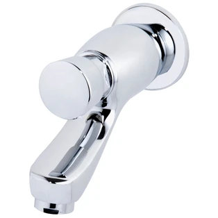 Self-closing wall-mounted tap for cold water
