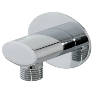 Coude de raccordement mural Ovalo avec clapet anti-retour