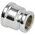 Reducing socket IT/IT 1/2" x 3/8" chrome-plated brass