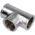 T-piece IT/IT/IT 1" chrome-plated brass