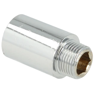 Prolunga rubinetto 3/8" x 30 mm ottone cromato