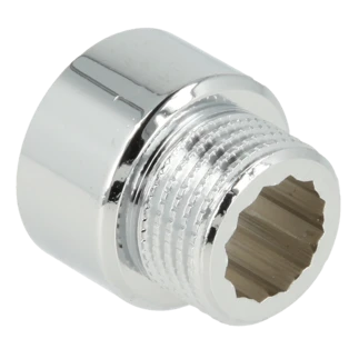 Prolunga rubinetto 1/2" x 15 mm ottone cromato