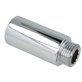 Prolunga rubinetto 1/2" x 40 mm ottone cromato