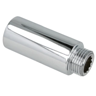 Prolunga rubinetto 1/2" x 50 mm ottone cromato