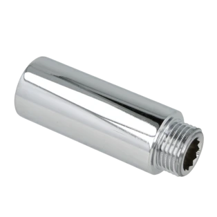 Prolunga rubinetto 1/2" x 65 mm ottone cromato