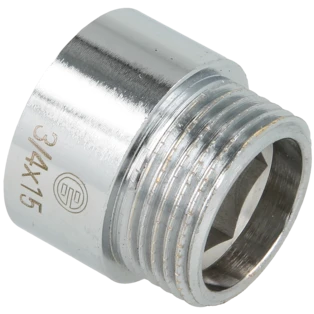 Prolunga rubinetto 3/4" x 15 mm ottone cromato