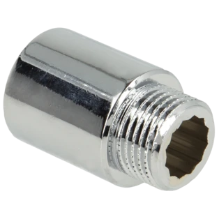 Prolunga rubinetto 3/4" x 30 mm ottone cromato