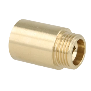 Rallonge de robinet 3/8" x 30 mm laiton blanc