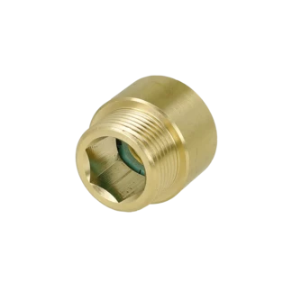 Rallonge de robinet 3/4" x 15 mm laiton blanc