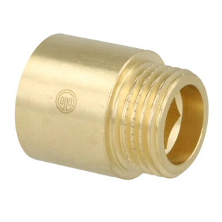 Rallonge de robinet 3/4" x 20 mm laiton blanc
