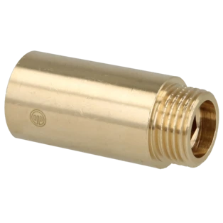 Rallonge de robinet 3/4" x 50 mm laiton blanc