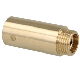 Rallonge de robinet 3/4" x 65 mm laiton blanc