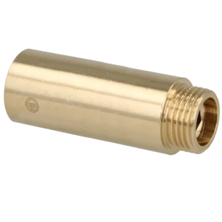 Rallonge de robinet 3/4" x 80 mm laiton blanc