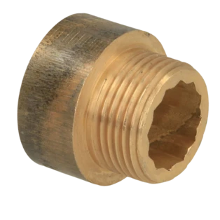 Kraanverlengstuk 3/4" x 15 mm brons