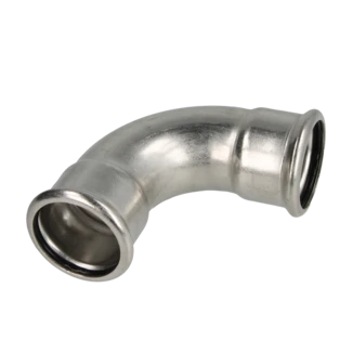 Edelstahl Pressfitting Bogen 54mm
