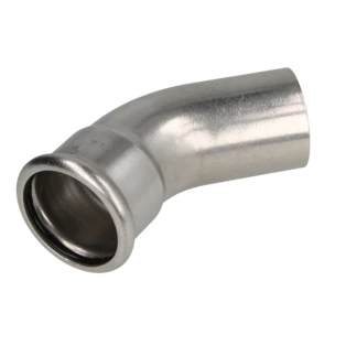 Edelstahl Pressfitting Bogen 18mm