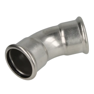 Edelstahl Pressfitting Bogen 28mm