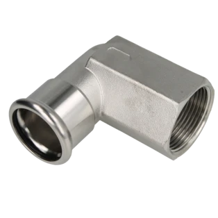 RVS persfitting verloopknie 18mmx1/2" IS