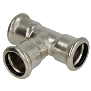 RVS persfitting T-stuk 42mm