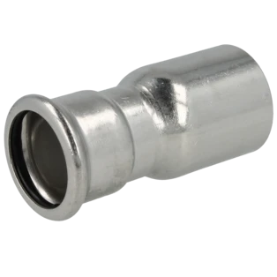 RVS persfitting verloopstuk 22x18mm bu|bi