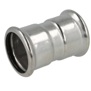 Raccord &agrave; sertir inox manchon 22mm
