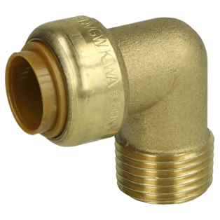 Tectite raccordo ad innesto a gomito di passaggio 90 &deg; F/M 22 mm x 3/4" FM
