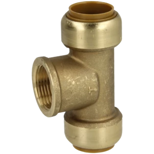 Tectite raccord automatique t&eacute; avec sortie 22 mm x 1/2'' FF