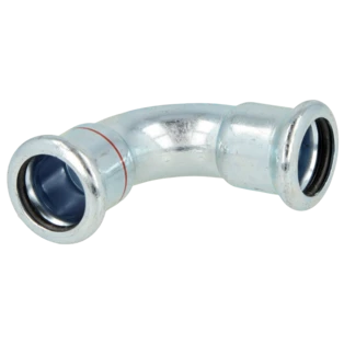 C-Stahl Pressfitting Bogen 22mm