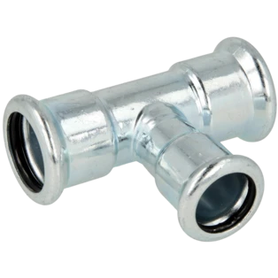 C-Stahl Pressfitting T-St&uuml;ck reduziert 35x28x35mm