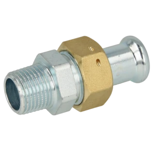 C-Stahl Pressfitting Verschraubung 22mmx3/4" I|AG