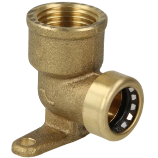 Tectite Sprint raccordo a gomito con staffa 90&deg;FF 15 mm x 1/2"FF