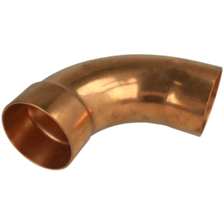 Raccord &agrave; braser cuivre coude 89 mm F/M
