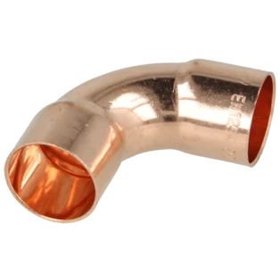 Raccord &agrave; braser cuivre coude 22 mm F/F